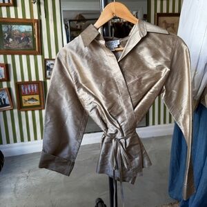 Vintage Dué per Dué Silk Tie Top